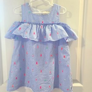 4T Kate Spade Popsicle Drop-Shoulder Dress